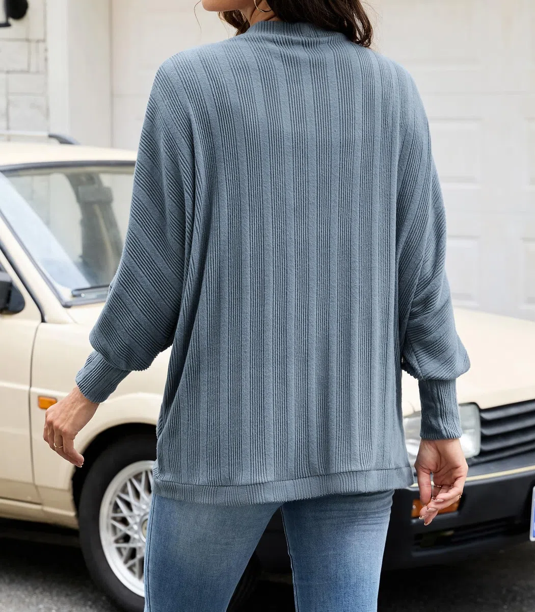 Cardigan da Donna Casuale Manica Lunga Maglione Leggero Scollo a V Elegante Manica Lunga Giacca Cardigan