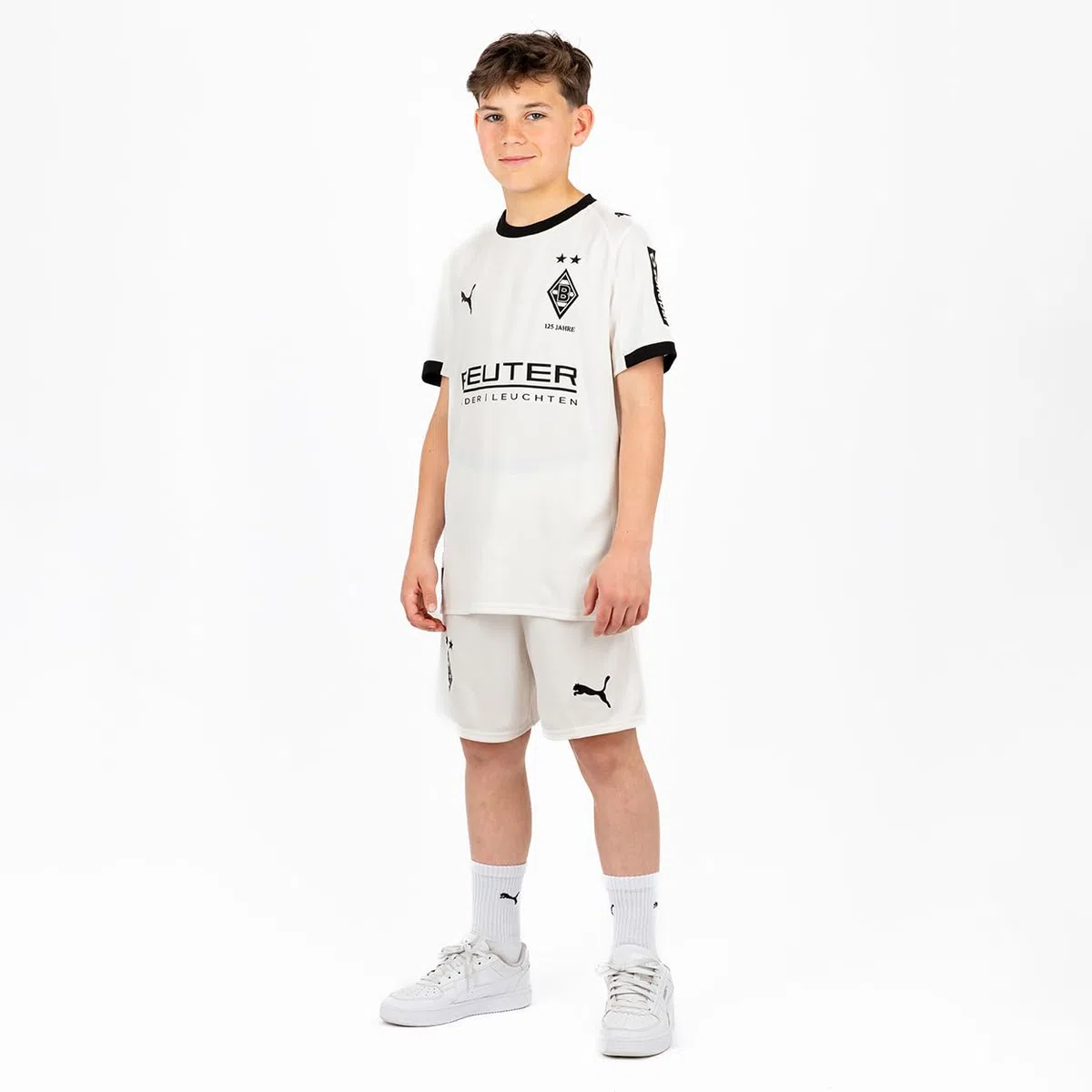 Puma Borussia Mönchengladbach Home Jersey Replica T-Shirt Unisex - Bambini e Ragazzi (Pacco da 1)