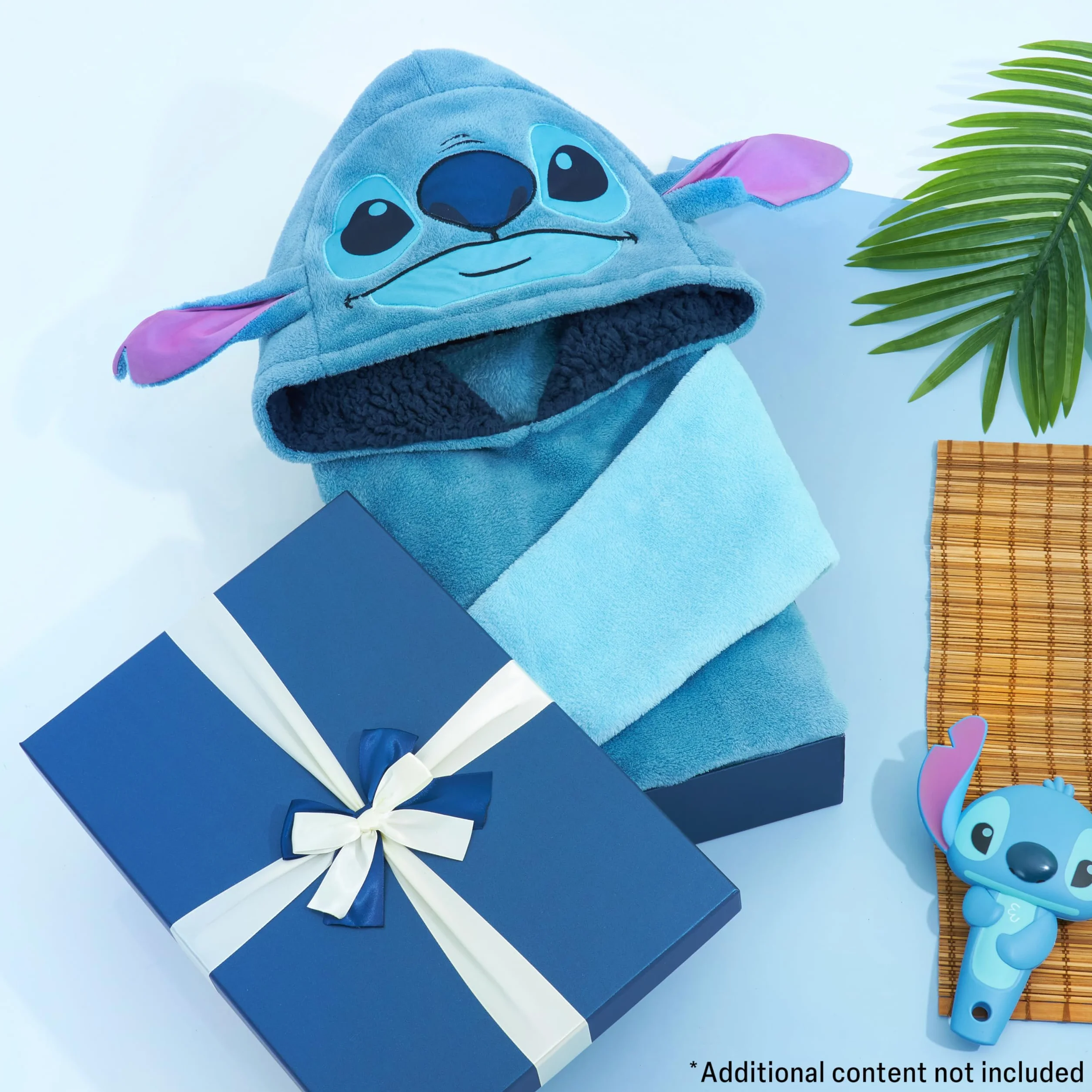 Disney Felpa Coperta per Bambini - Felpa Oversize in Pile con Cappuccio Stitch Bambina Ragazze Gadget Regalo Ufficiale