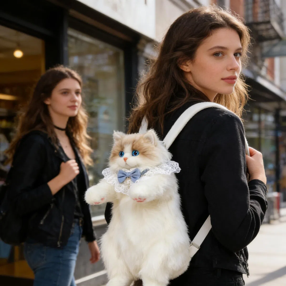 Zaino Peluche Animali Borsa Peluche Portatile | Borse In Peluche A Forma Di Animali Per Università Ufficio Viaggi Vacanze Scuola Weekend Gite Pendolarismo Quotidiano