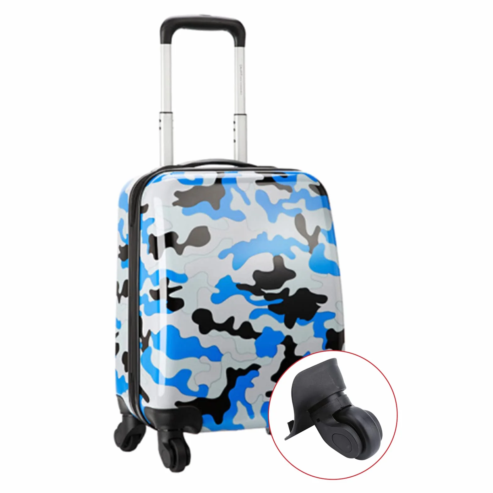 Set di Ruote di Ricambio per Valigie, Trolley e Borse, in Plastica di Alta Qualità, Resistenti all'Umidità e Ritardanti di Fiamma, Facili da Installare