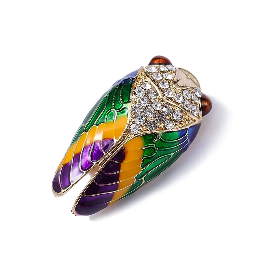 HLTYGWX Api Spille smaltate Metallo Insetti Coleotteri Spille Spilla per Colletto Sciarpa Clip Maglione Abito Gioielli 22