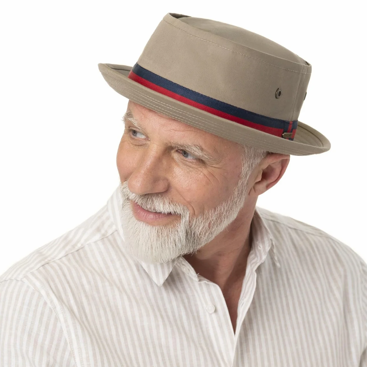 Stetson Classic Band Cappello Pork Pie Fascia Multicolore Protezione UV Uomo Primavera Estate