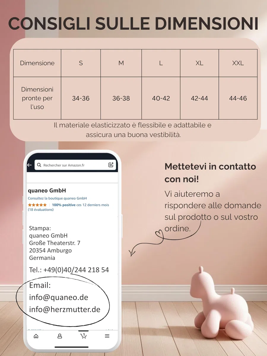 Herzmutter Abito Lungo per la maternità e la Gravidanza - vestivo per L'Allattamento - Maxi Abito Estivo - Festivo - Abiti da Donna per la maternità - Allattamento - 6900