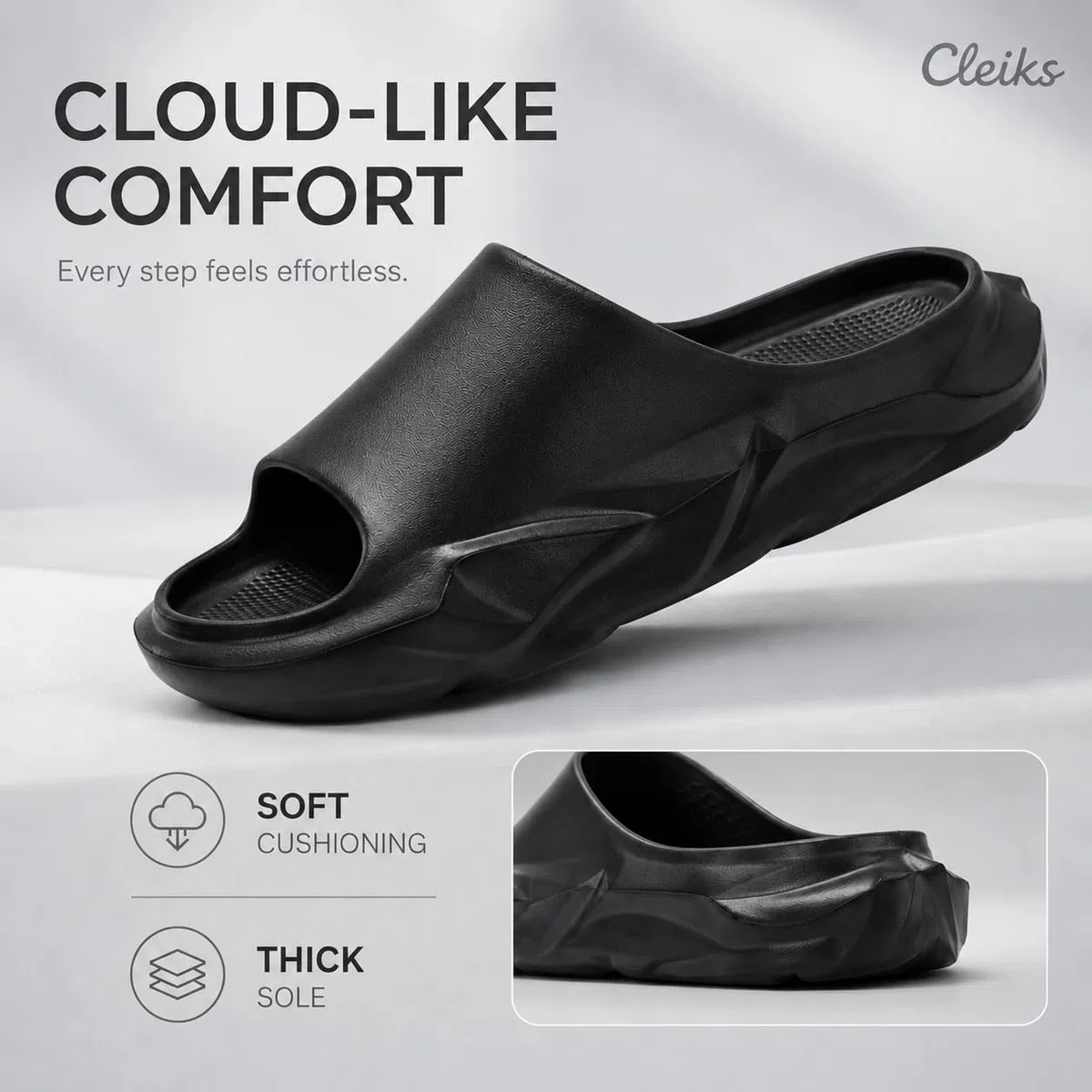 Pantofole da Bagno da Uomo Pantofole Antiscivolo da Esterno da Uomo MES250295 ITCL