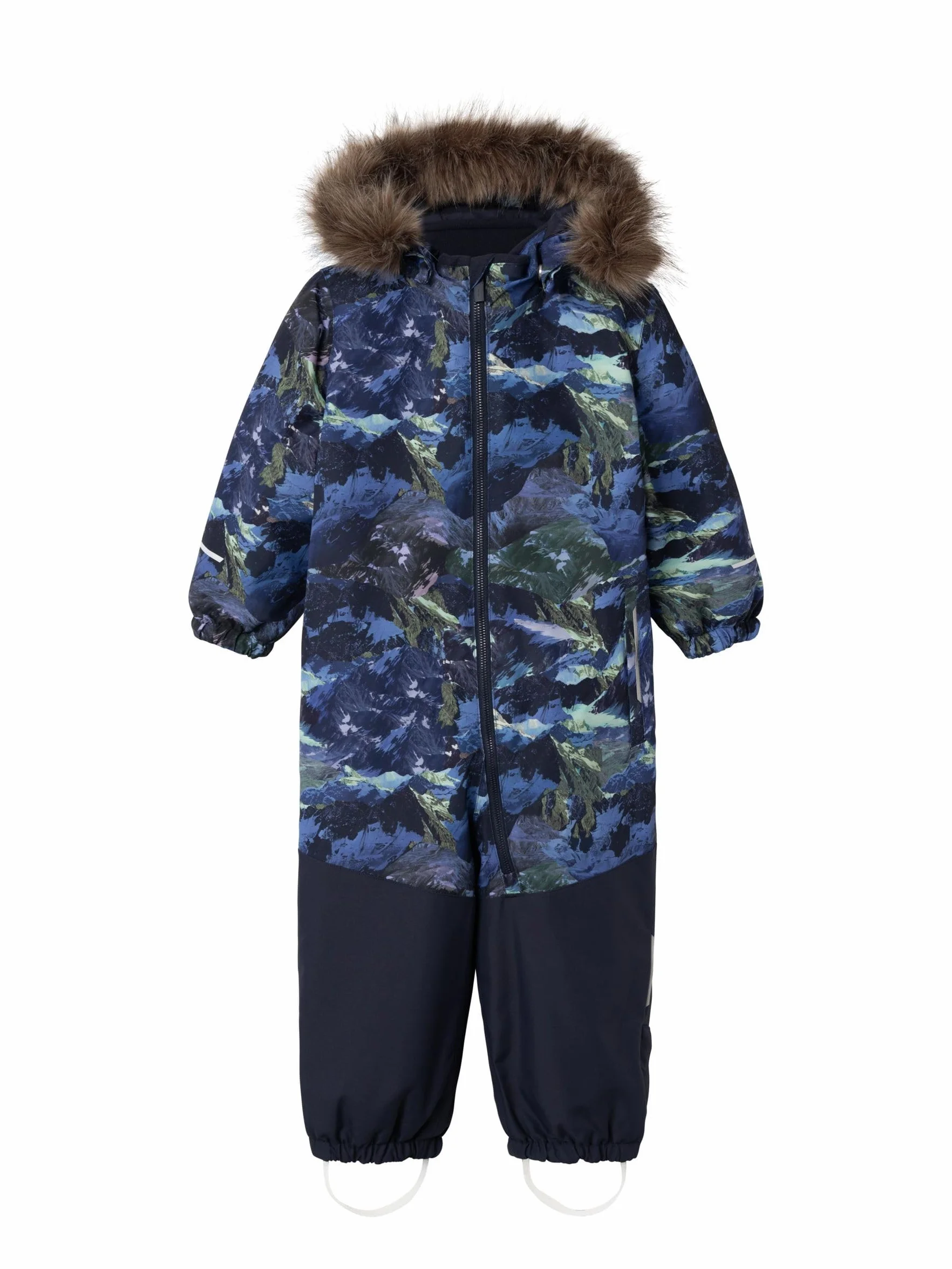 NAME IT Nmmsnow10 Suit Line Aop Fo Tuta da sci Bambini e ragazzi