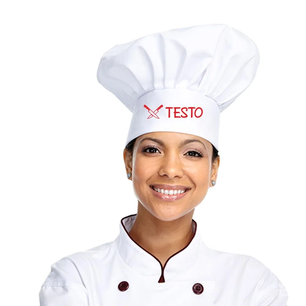 Fashion Graphic Cappello Chef Trinciante Personalizzato Toque Blanche Cuoco Professionale Stampa