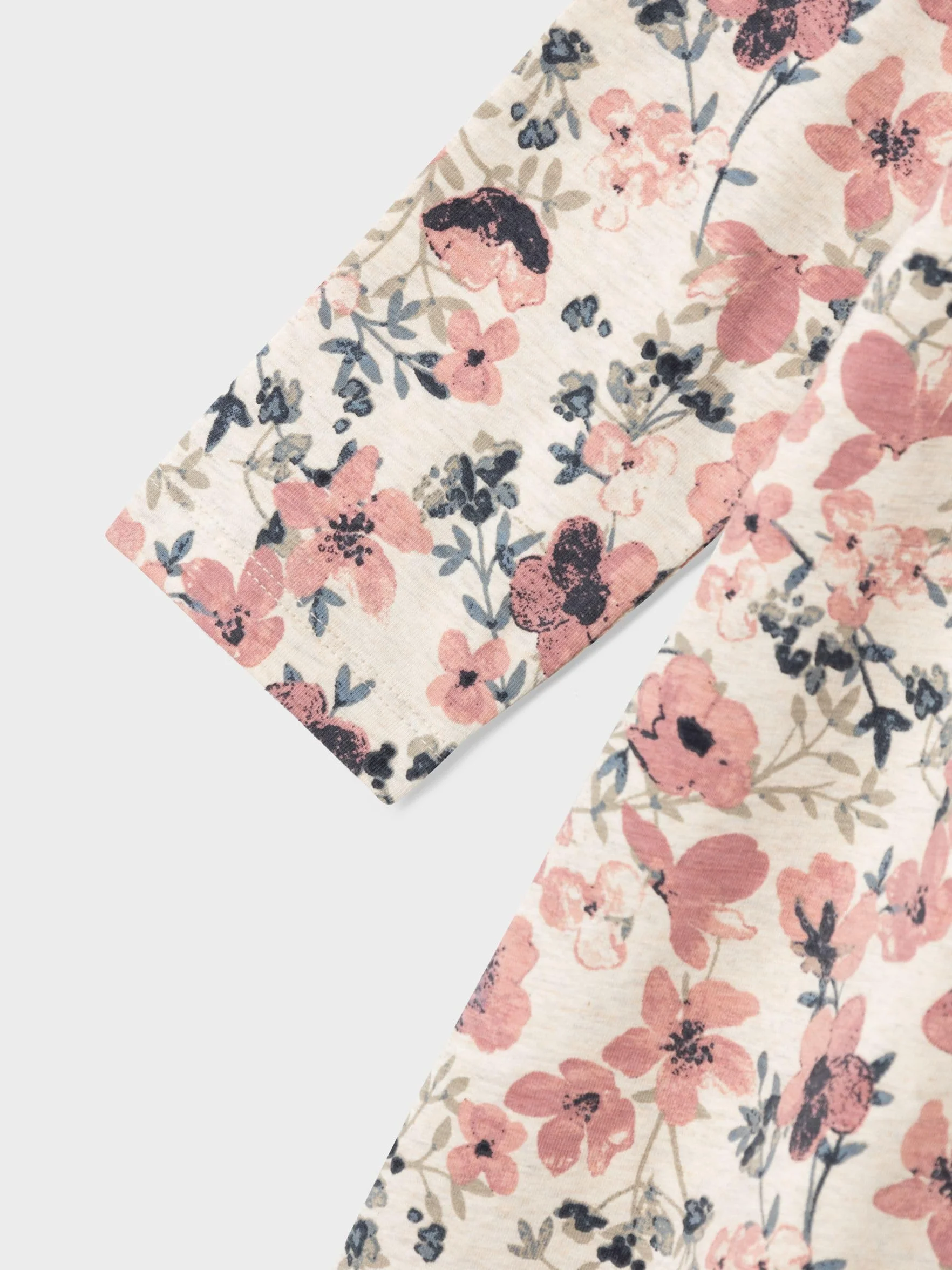 Name IT Nkfnightgown LS Nostalgia Flower Noos Camicia da Notte Bambine e Ragazze (Pacco da 1)