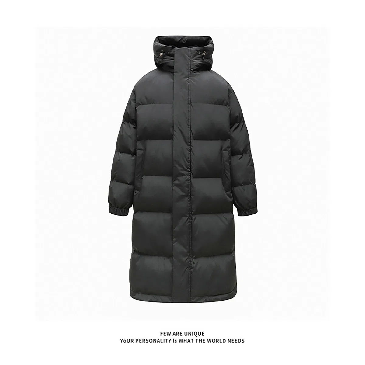 Piumino da uomo con cappuccio lungo, piumino lungo da uomo cappotti trapuntati lunghi piumino lungo cappotto da uomo parka con cappuccio trapuntato spesso capispalla impermeabile piumino