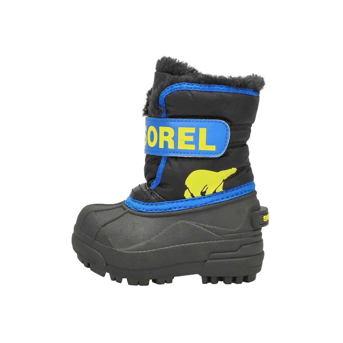 Sorel Snow Commander Waterproof, Stivali Invernali Unisex-Bimbi 0-24, Nero, 23 EU
