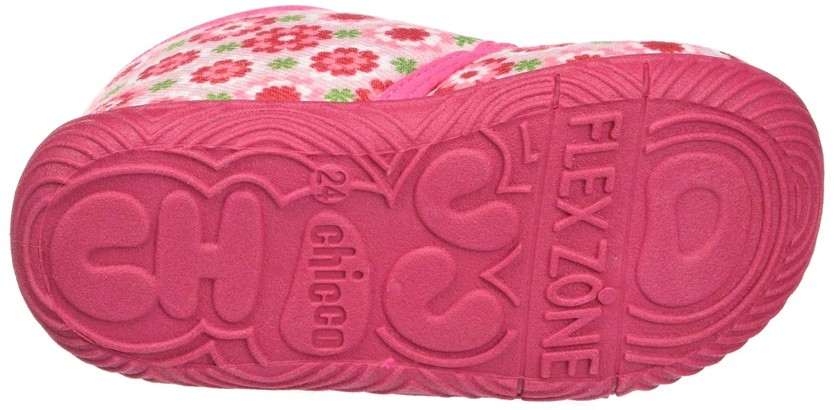 Chicco, Pantofole Bambina, Ciabatte Asilo e Casa Flessibili, Leggere e Traspiranti, con Comoda Chiusura a Strappo, Designed in Italy