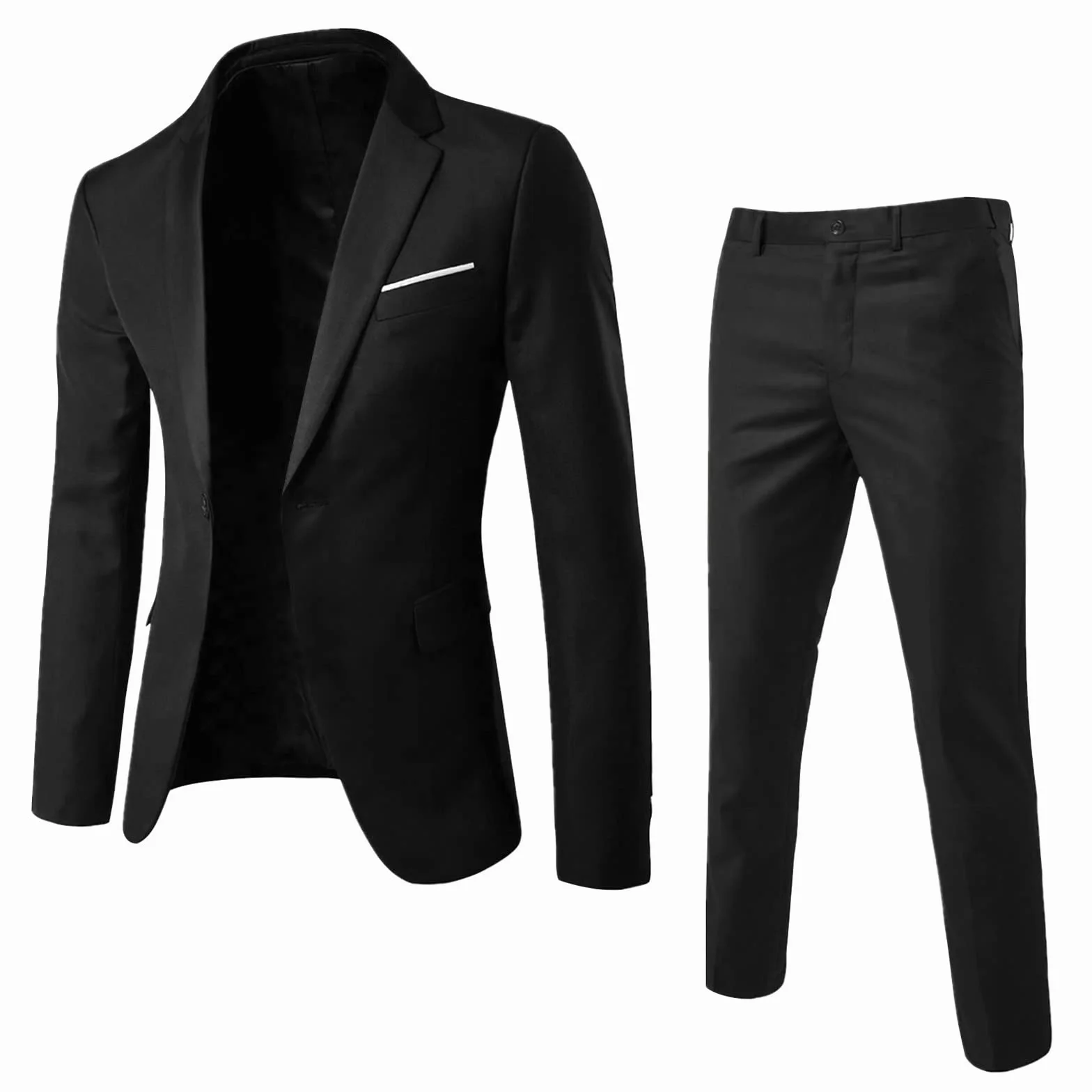 Elegante Uomo Tuta Uomo Completa Invernale Offerte Prime Day Abito Da Uomo 3 Pezzi Slim Fit Abiti Da Pranzo Nero Rosso Blu Formale Giacca Da Smoking Da Uomo Giacca Gilet Pantaloni Completo Uomo