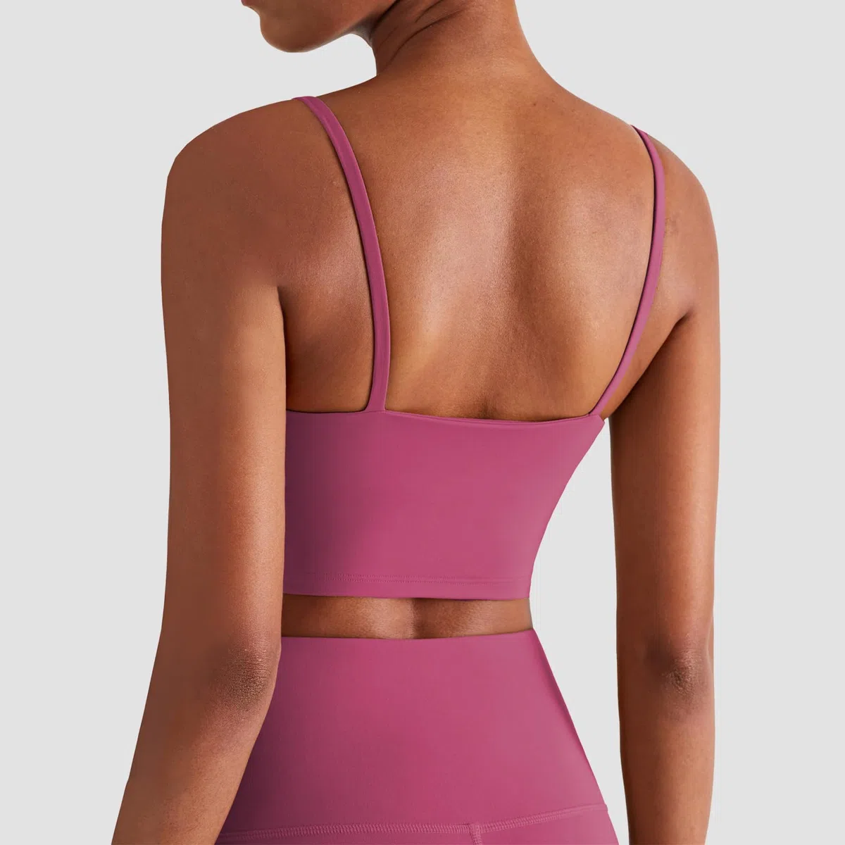 Reggiseno Sportivo Donna Top Sportivo Donna Sport Basic Top Reggiseno Sportivo con Spalline Sottili Reggiseno Yoga con Imbottiture Estraibili Reggiseni Sportivi Bandeau Comfort Comfy
