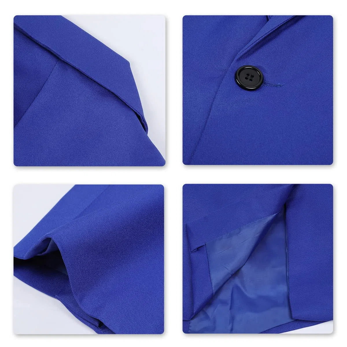 YOUTHUP Blazer per Uomo Giacca da Abito Slim Fit Monopetto Leggero 1 Botton Elegante Vestito Giacche