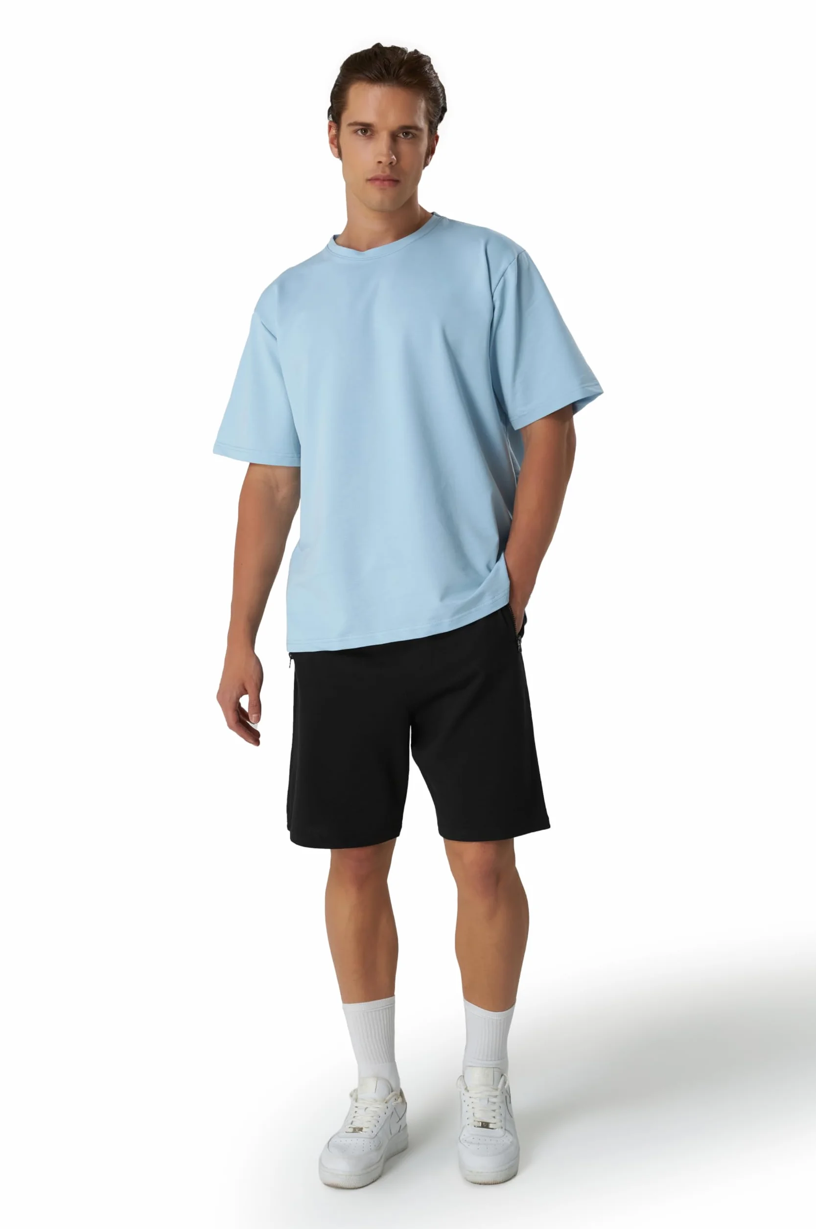 Smith & Solo Pantaloncini Sportivi da Uomo Cotone, Corti, da Corsa, da Uomo, Estivi, da Jogging, Fitness e Tennis