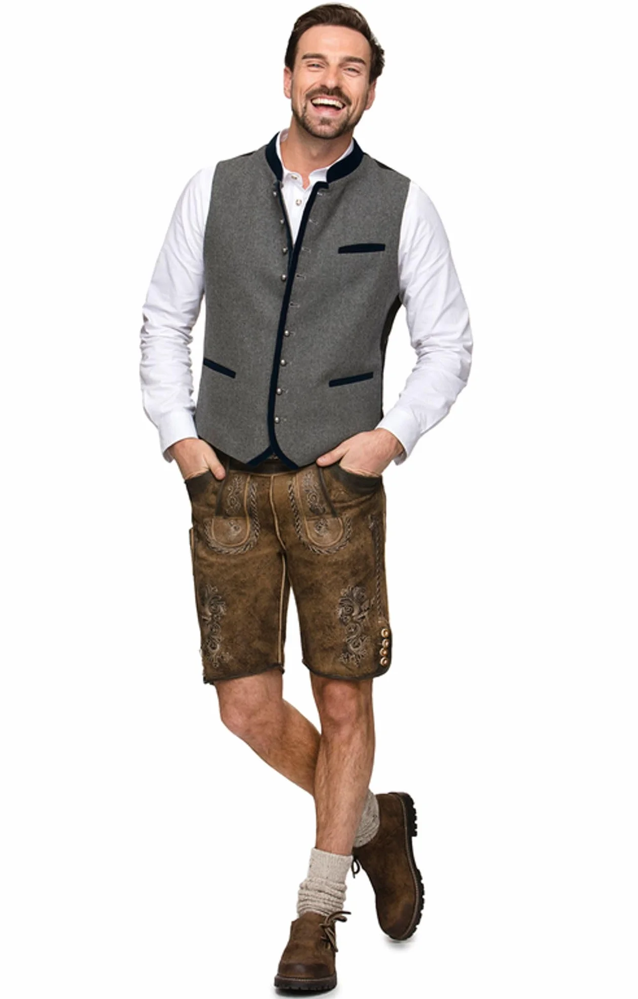 Stockerpoint Alonso Trachtenwesten Uomo (Pacco da 1)