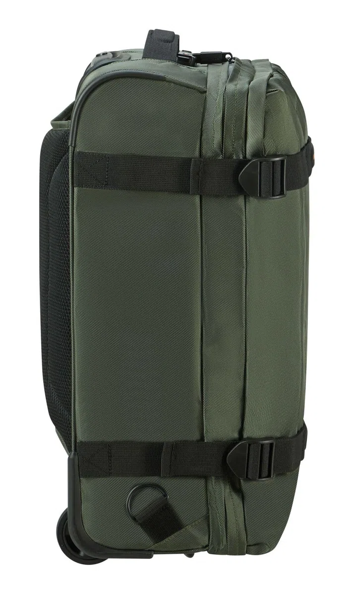 American Tourister Urban Track - Borsa da viaggio/Zaino con 2 rotelle S, 55 cm, 45.5 L, Verde (Dark Khaki)