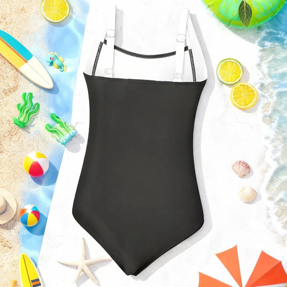 Generico Costume Intero Ragazze Costumi Bagno Monopezzo Costume Piscina Bambina Nuoto Swimwear Bambina Ideale per Piscina Spiaggia Mare Vacanze Nuoto e Tutte Le attività Acquatiche Estive 7-16 Anni