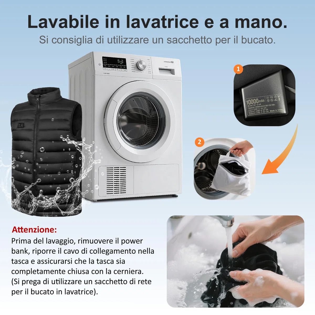 seenlast Gilet Riscaldato Donna, Giubbotto Riscaldato Donna con Batteria da 10000 mAh, Elettrico Gilet Riscaldante Leggero con 4 Zone di Riscaldamento, 3 Temperatura Regolabile, Lavabile in Lavatrice