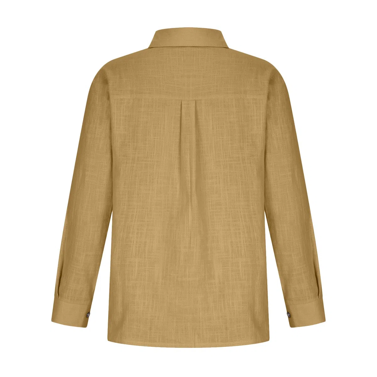 Camicia Donne Cotone Lino Casual Elegante Curvy Camicette in Lino T-Shirt con Maniche Lunga e Colletto a Revers in Tinta Unita Maglietta Leggera e Comoda per L'Estate Camicetta alla Moda da Spiaggia
