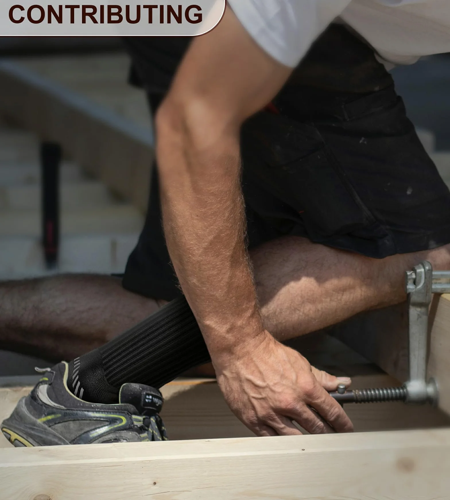 BULLIANT Calzini Calcio 6 Paia, Calzini Uomo Sportivi Compressione Antiscivolo Corsa Calze,Suola Completamente