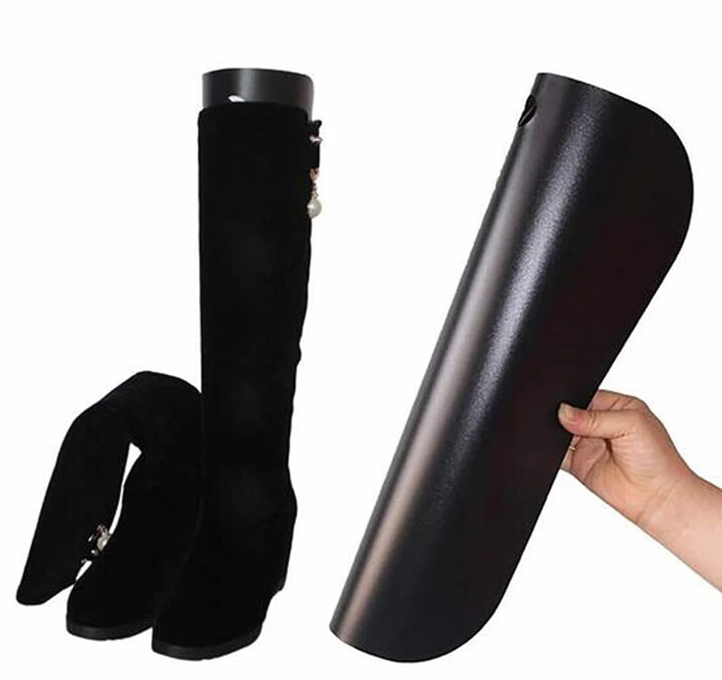 2 paia di supporti in plastica per stivali, inserti in forma, per stivali di supporto alto, per scarpe da uomo e donna (22 cm)