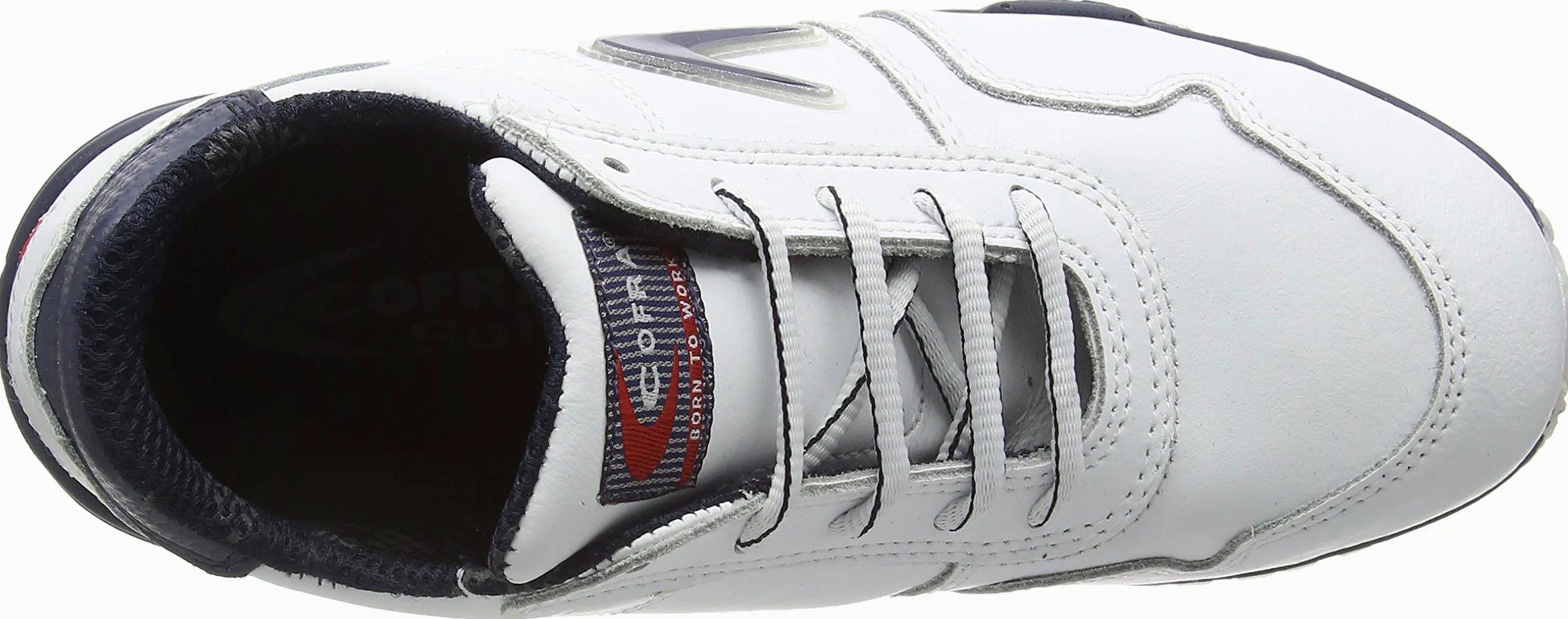 Cofra, Scarpe di Sicurezza da ginnastica Nuvolari S3 SRC, taglia 44, in pelle bianca