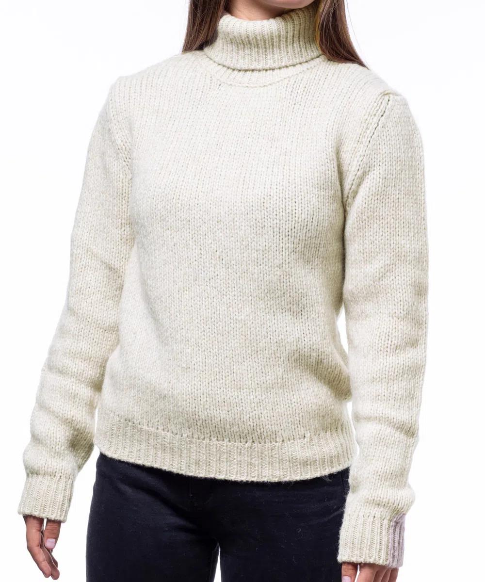 Maglione Donna Invernale Collo Alto in Lana Merino | Dolcevita Morbido, Caldo e Leggero – Maglia Grossa Ideale per l’Inverno Freddo e la Montagna, Confezione Regalo Inclusa