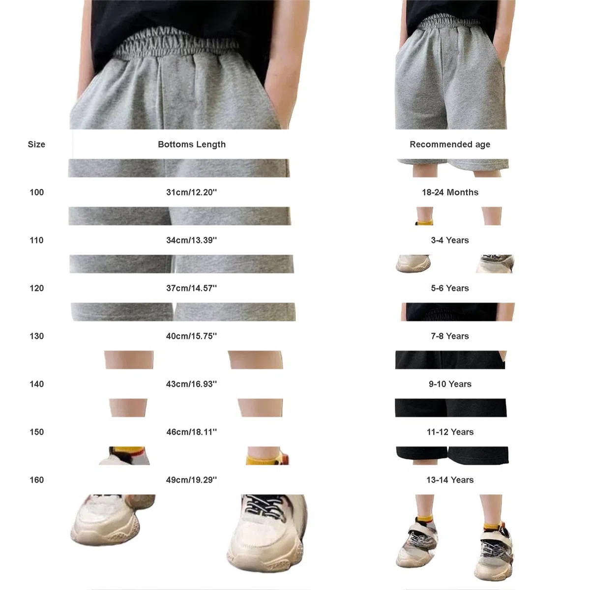 Ragazzi Lunghezza Al Ginocchio Pantaloncini Atletici Bambini Estate Cotone Bermuda Shorts Adolescenti Elastico Vita Casual Sport Basket Pantaloni Baggy Morbido Tinta unita Joggers Pantaloni della tuta